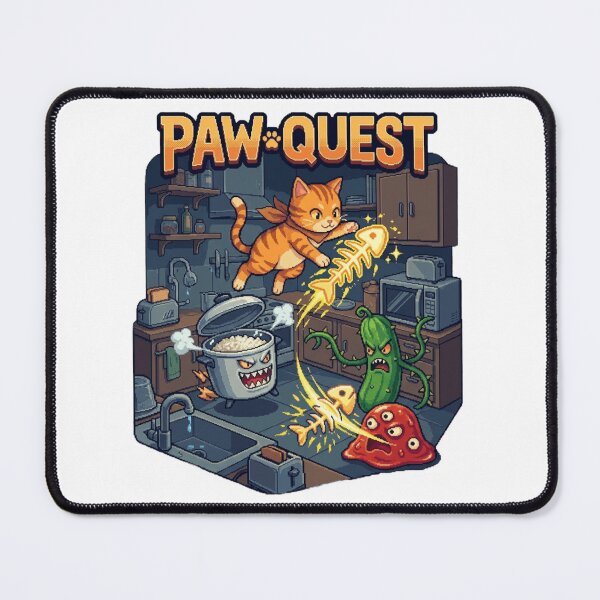 Item preview, Paw Quest – Cat Adventure Design designed and sold by PawMic.