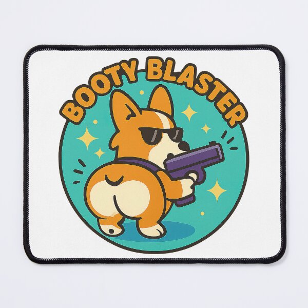 Item preview, Cute Kawaii Corgi Butt, Corgi With A Gun CorgiButt, Corgi Butt designed and sold by graphic-genie.