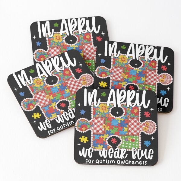Item preview, Puzzle In April We Wear Blue For Autism Awareness, Cancer designed and sold by vintagearttee.