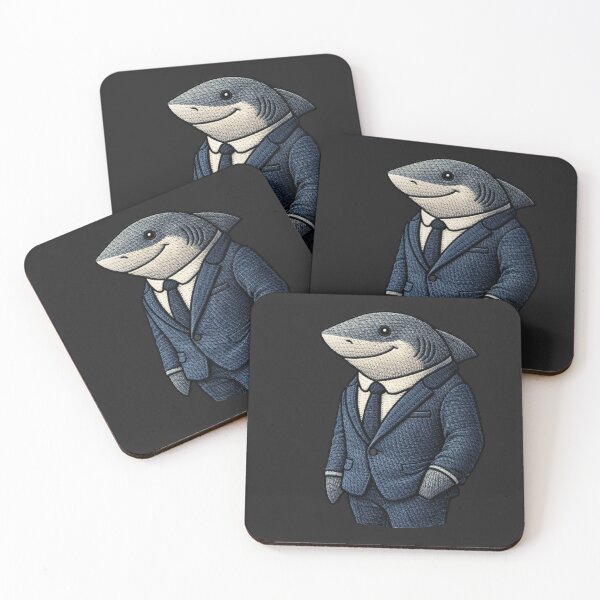 Item preview, Minimalist Business Shark – Corporate Hustle Embroidered Patch Aesthetic designed and sold by ColorSplash123.