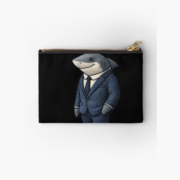 Item preview, Minimalist Business Shark – Corporate Hustle Embroidered Patch Aesthetic designed and sold by ColorSplash123.