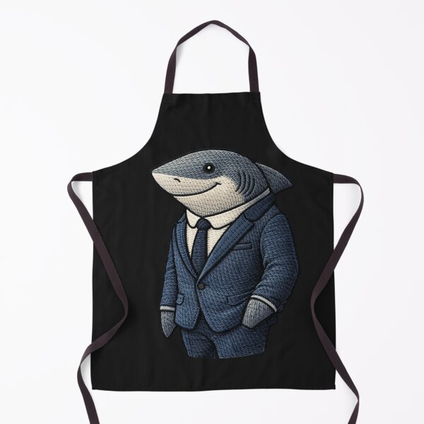 Item preview, Minimalist Business Shark – Corporate Hustle Embroidered Patch Aesthetic designed and sold by ColorSplash123.