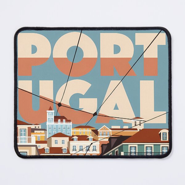 Item preview, Portugal Travel – Lisbon Vintage Art designed and sold by Atlas Poster Co..