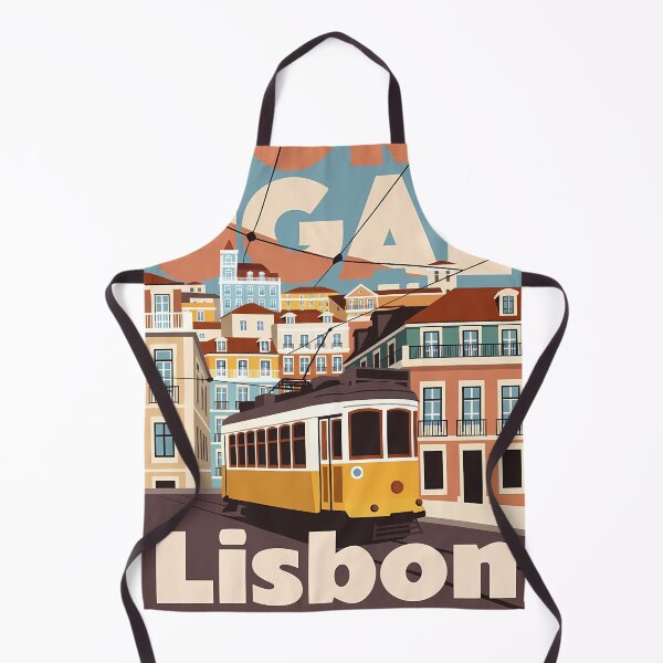 Item preview, Portugal Travel – Lisbon Vintage Art designed and sold by Atlas Poster Co..