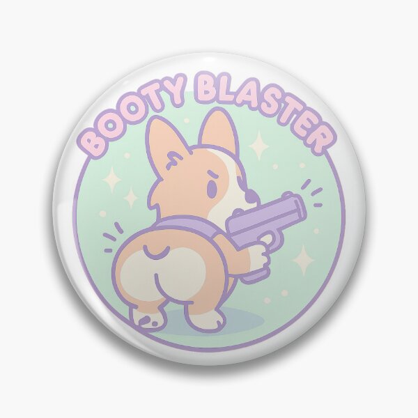 Item preview, Cute Kawaii Corgi Butt, Corgi With A Gun CorgiButt, Corgi Butt designed and sold by graphic-genie.