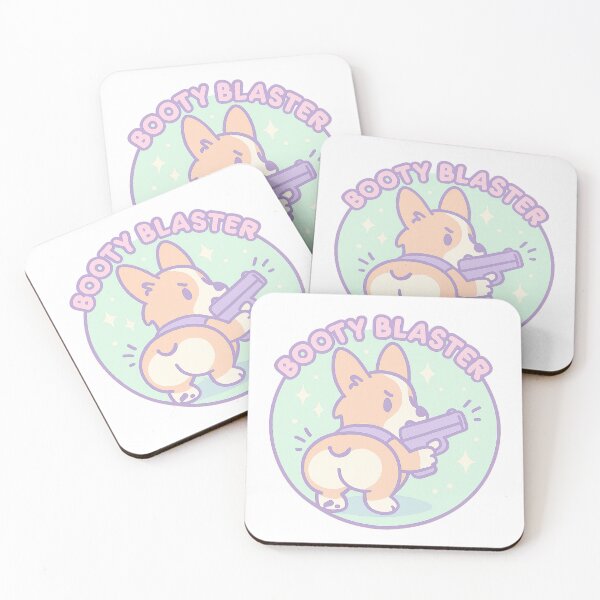 Item preview, Cute Kawaii Corgi Butt, Corgi With A Gun CorgiButt, Corgi Butt designed and sold by graphic-genie.