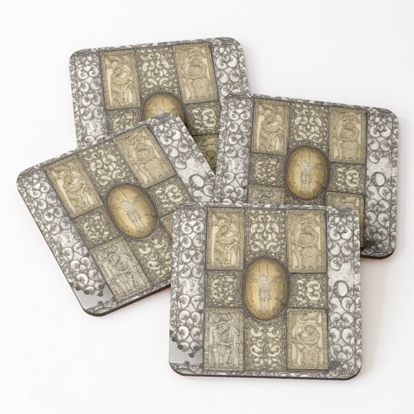 Item preview, Medieval Gospel cover in silver & ivory, 11th century designed and sold by Classical Weasel.
