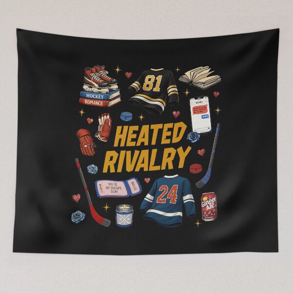 Item preview, Comfort Colors Heated Rivalry Vintage Romance T-Shirt – Hollanov Hockey Rivals Couple Shirt designed and sold by ZWITABLDIYA.