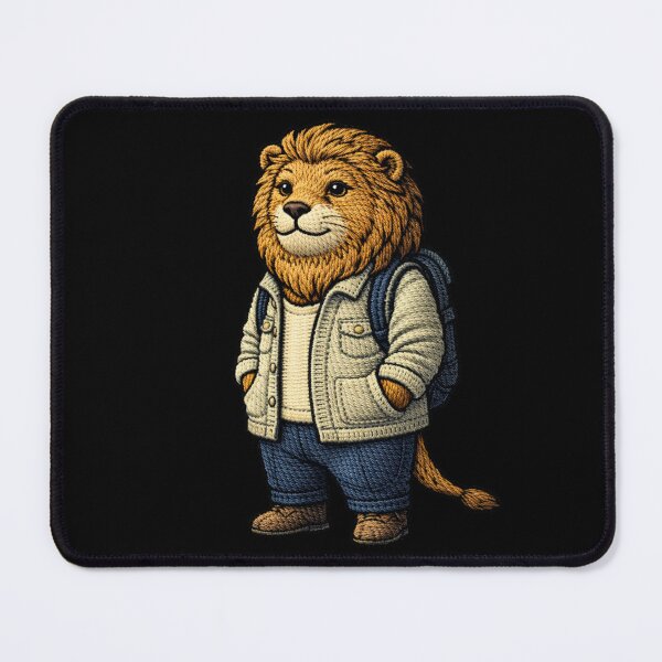 Item preview, Travel Nomad Lion – Premium Embroidered Adventure Lifestyle Aesthetic designed and sold by ColorSplash123.
