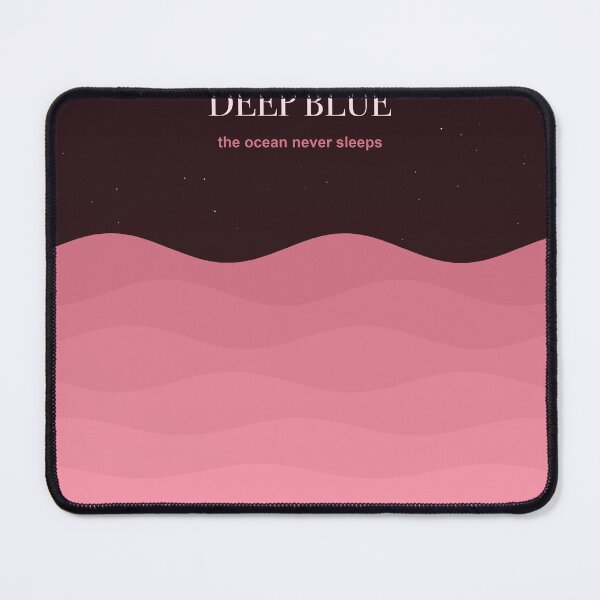 Item preview, Deep Blue Dark Aesthetic Art Print designed and sold by NocturnalGoods.