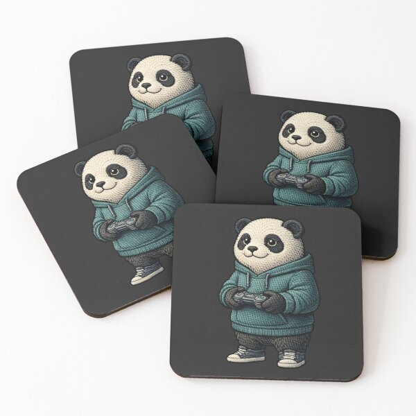 Item preview, Late Night Gamer Panda – Premium Embroidered Esports Aesthetic designed and sold by ColorSplash123.