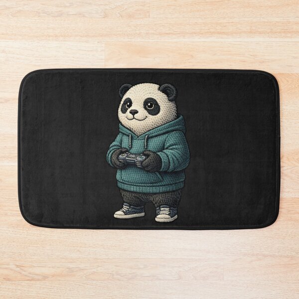 Item preview, Late Night Gamer Panda – Premium Embroidered Esports Aesthetic designed and sold by ColorSplash123.