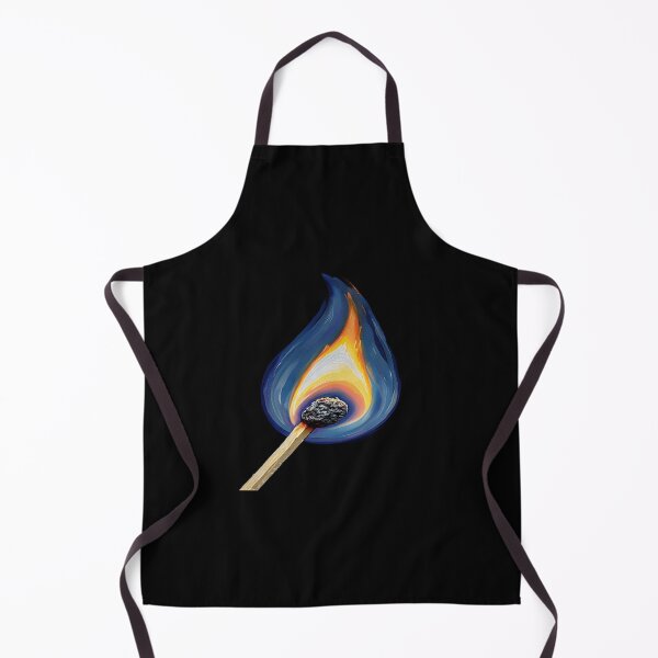Item preview, Burning Match Flame Close‑Up – Intense Fire Photography with Vivid Color Layers and Dark Contrast designed and sold by Bright Nest Studio.