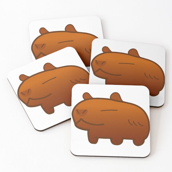 Item preview, Capybara Brown Gradient designed and sold by MiscibilityArt.
