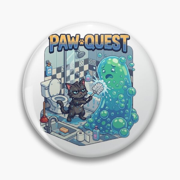 Item preview, Paw Quest – Cat  Adventure Design designed and sold by PawMic.