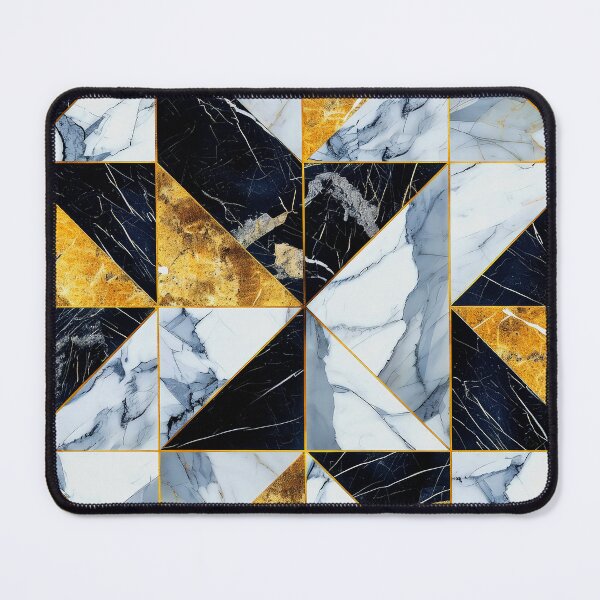 Item preview, Luxurious Marbled Art Golden, Black, And White Pattern designed and sold by DEC02.