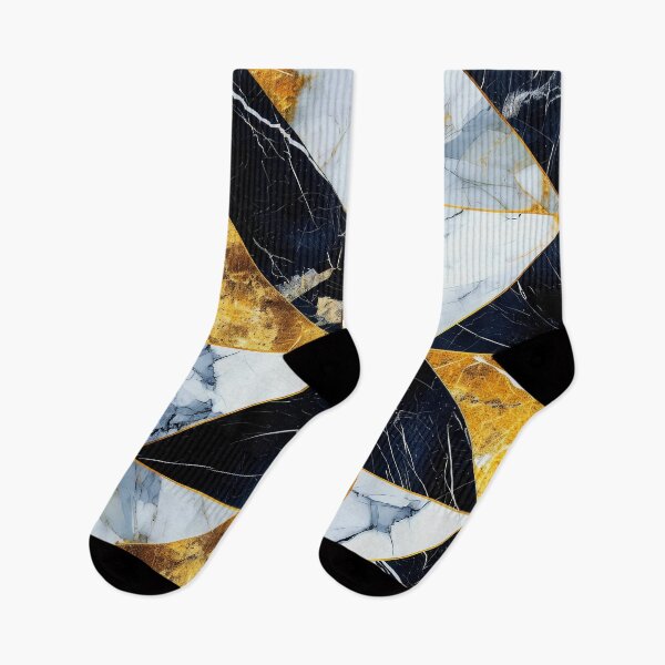Item preview, Luxurious Marbled Art Golden, Black, And White Pattern designed and sold by DEC02.