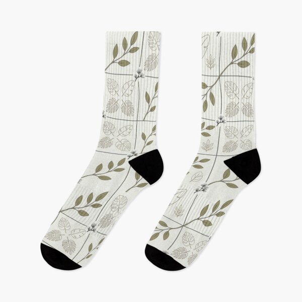 Item preview, Minimal Green Botanical Leaves Seamless Pattern | Japandi Aesthetic designed and sold by FashioonTrends.