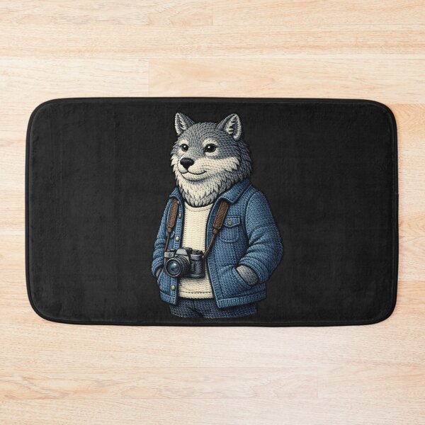 Item preview, Street Photographer Wolf – Premium Embroidered Urban Creative Aesthetic designed and sold by ColorSplash123.