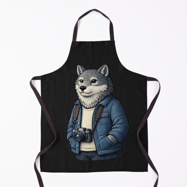 Item preview, Street Photographer Wolf – Premium Embroidered Urban Creative Aesthetic designed and sold by ColorSplash123.