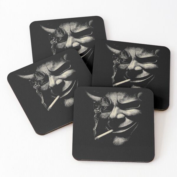 Item preview, Devil Face Smoking Cigarette Dark Art designed and sold by k3rstman1.