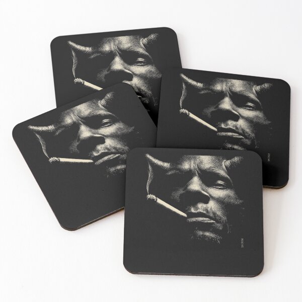 Item preview, Devil Face Smoking Cigarette Portrait designed and sold by k3rstman1.