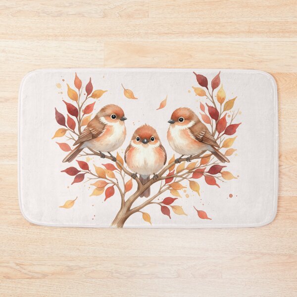 Item preview, Cute Autumn Birds designed and sold by naragon4289.