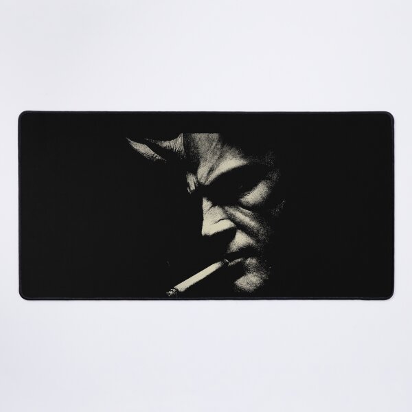 Item preview, Low Key Devil Smoking Gritty Portrait designed and sold by k3rstman1.