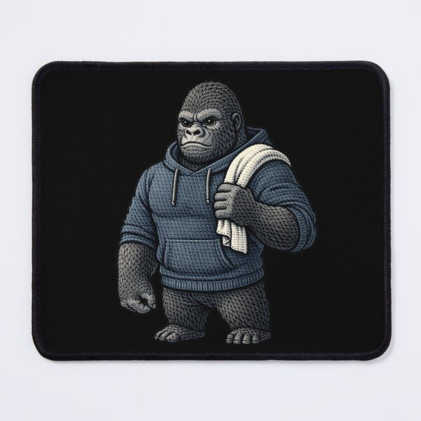 Item preview, Gym Mode Gorilla – Premium Embroidered Fitness Culture Aesthetic designed and sold by ColorSplash123.