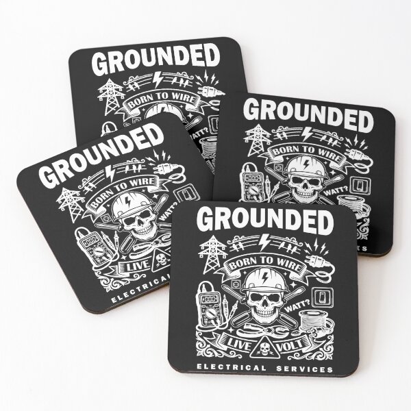 Item preview, GROUNDED Electrician. Watt? designed and sold by Aceofspace3000.