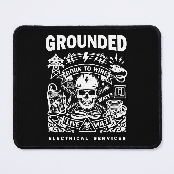 Item preview, GROUNDED Electrician. Watt? designed and sold by Aceofspace3000.