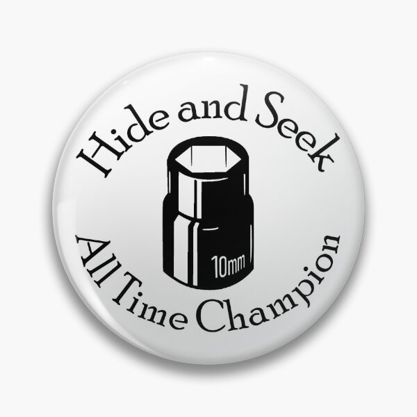 Item preview, 10mm Hide and Seek All Time Champion designed and sold by Grimstoybox.