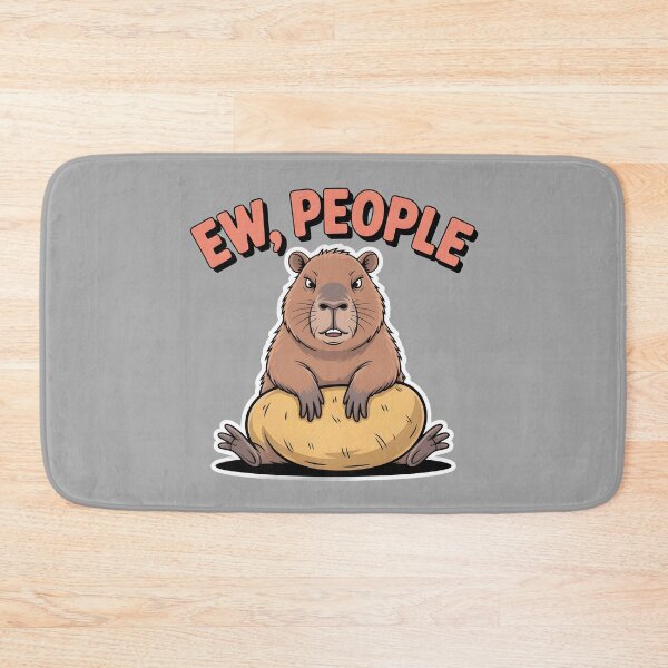 Item preview, Funny Ew People Capybara Sticker | Introvert Gift for Her Him designed and sold by RICHYON.