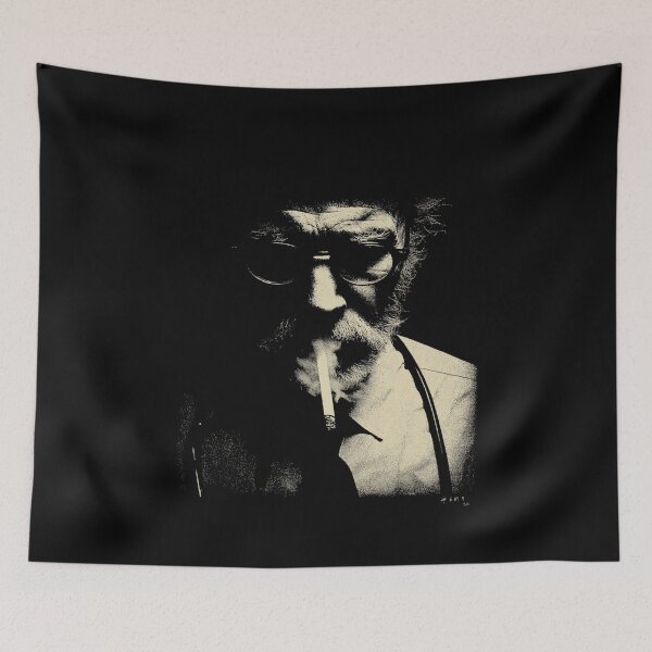 Item preview, Low Key Doctor Smoking Cigarette Portrait designed and sold by k3rstman1.