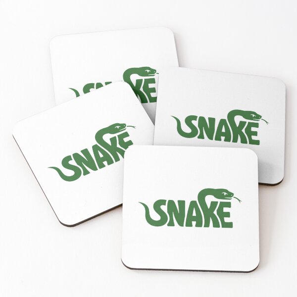 Item preview, Minimal Green Snake Typography Cute Reptile Design designed and sold by LittleLoopArt.