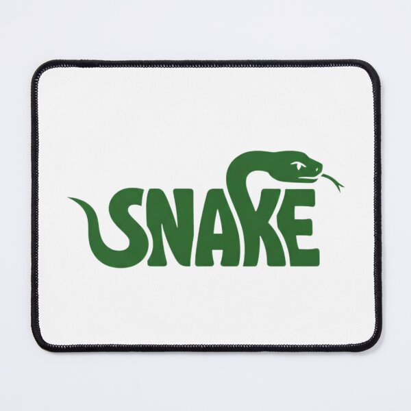 Item preview, Minimal Green Snake Typography Cute Reptile Design designed and sold by LittleLoopArt.
