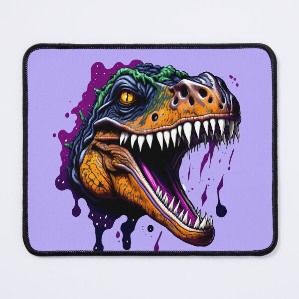 Item preview, Wild T-Rex Head Roaring Dinosaur Illustration designed and sold by Mauswohn.