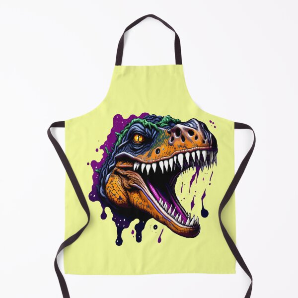 Item preview, Wild T-Rex Head Roaring Dinosaur Illustration designed and sold by Mauswohn.