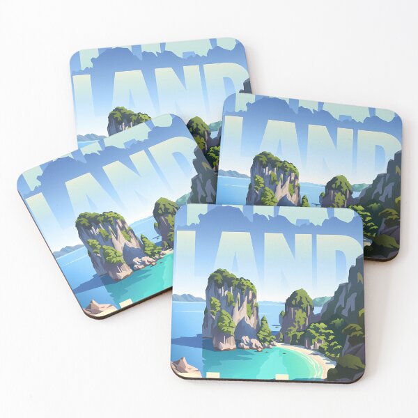 Item preview, Thailand Travel – Phuket Vintage Art designed and sold by Atlas Poster Co..