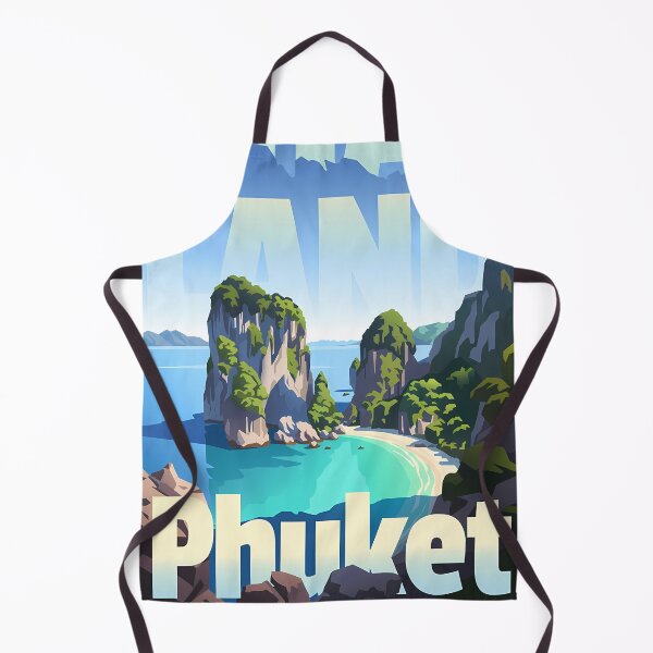 Item preview, Thailand Travel – Phuket Vintage Art designed and sold by Atlas Poster Co..