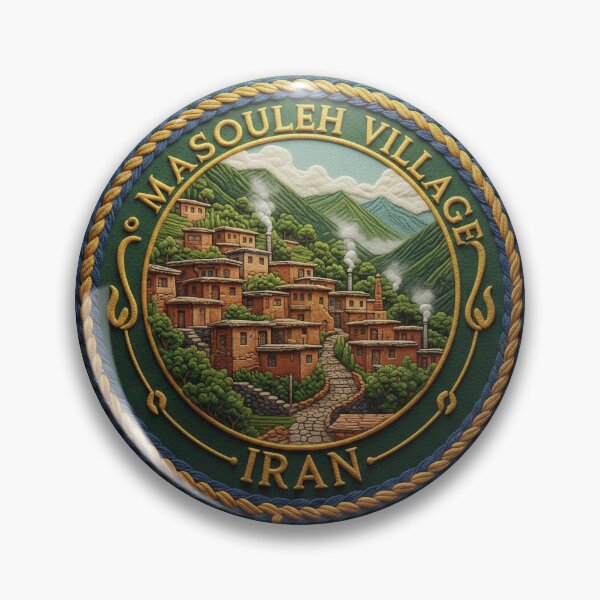Item preview, Masouleh Village, Iran – Terraced Houses & Mountain Landscape designed and sold by Girih.