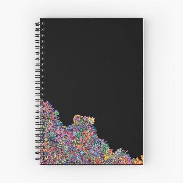 Item preview, Neon Reef Dreams, edge of the galaxy - Hand-Drawn Asymmetrical Doodle Art  designed and sold by AlyonaCo.