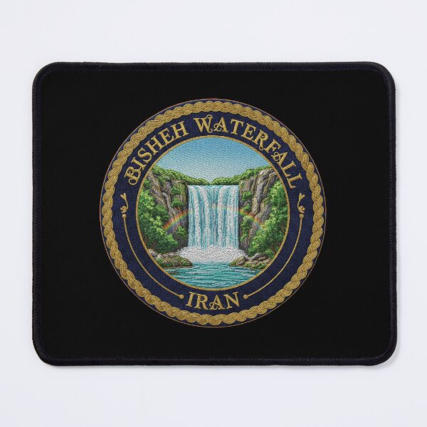 Item preview, Bisheh Waterfall, Iran – Waterfall & Rainbow designed and sold by Girih.