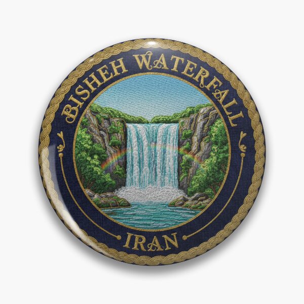 Item preview, Bisheh Waterfall, Iran – Waterfall & Rainbow designed and sold by Girih.