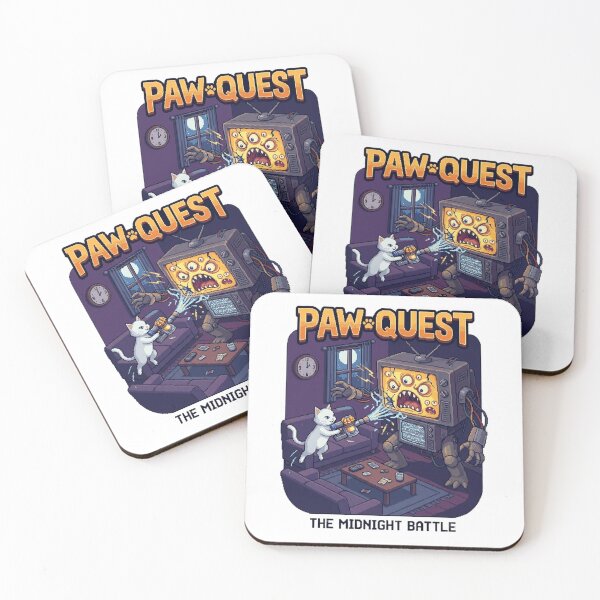 Item preview, Paw Quest – Cat  Adventure Design designed and sold by PawMic.