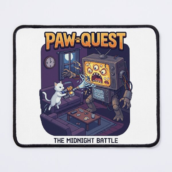 Item preview, Paw Quest – Cat  Adventure Design designed and sold by PawMic.