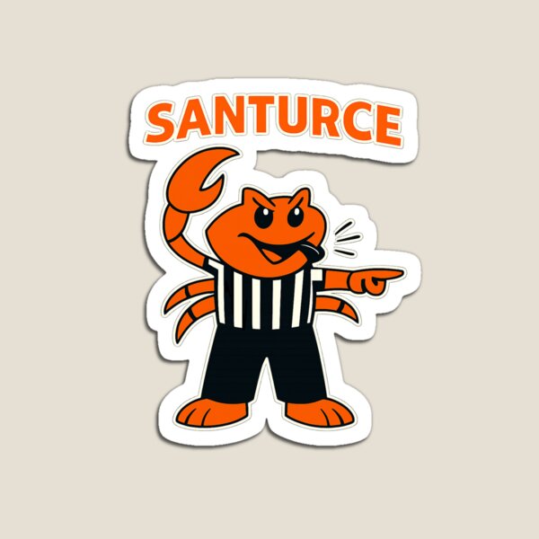 Item preview, Title: Santurce Crab Referee - Puerto Rico Sports Authority Mascot designed and sold by Urban-InkStudio.