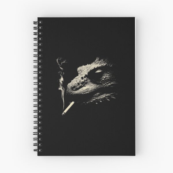 Item preview, Low-Key Dragon Smoking Cigarette Dark Fantasy Art designed and sold by k3rstman1.