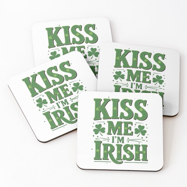 Item preview, Kiss Me I’m Irish Vintage Charm designed and sold by taiche.
