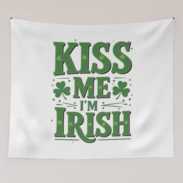Item preview, Kiss Me I’m Irish Vintage Charm designed and sold by taiche.